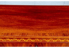 Exceptional Joseph Gerte Attr. Custom Demilune Inlaid Mahogany Server/ Sideboard