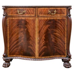 Maitland-Smith Georgian Mahogany Serpentine Sideboard