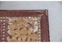 Antique Moroccan Trunk With Elaborate Pierced Brass Decoration