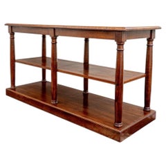 Vintage Classical Tiered Console Table