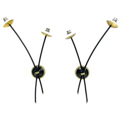 Set Of 2 Mid Century Maison Lunel Wall Sconces for Restoration - Pair #3