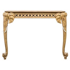 Highly Decorative Wall Mount Elephant Console Table