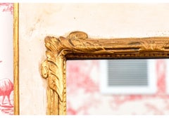 Antique White and Gilt Mirror in Gustavian Style