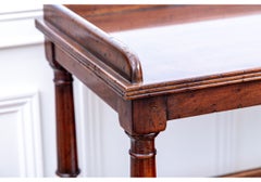 Exceptional Pair Of Three-Tier Mahogany Servers On Castors