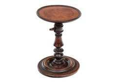 Antique Georgian Style Adjustable Wig Or Candle Stand