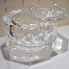 Carole Stupell Style Faceted Lucite Ice Bucket