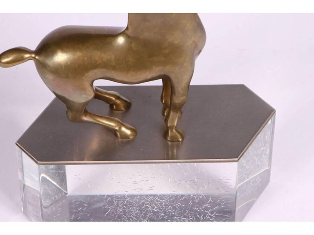 Signed Loet Vanderveen Limited Edition of a Bronze Horse Sculpture 1