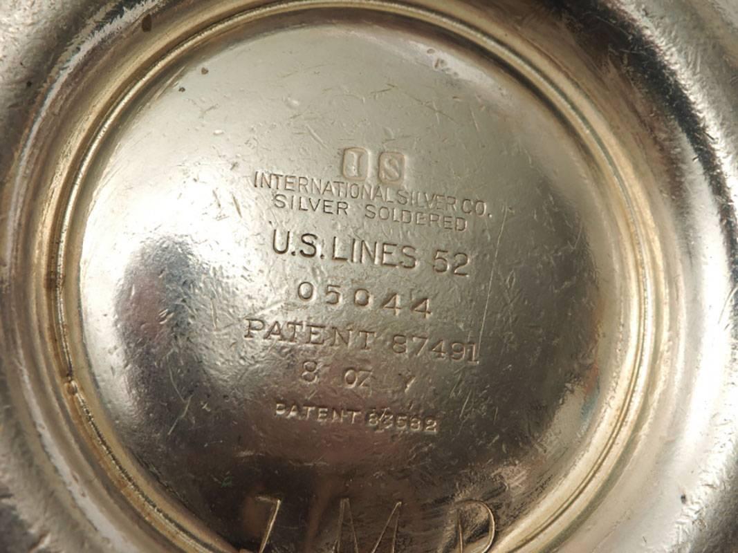 Silver Plate 209 Serving Pieces from United States Lines For Sale