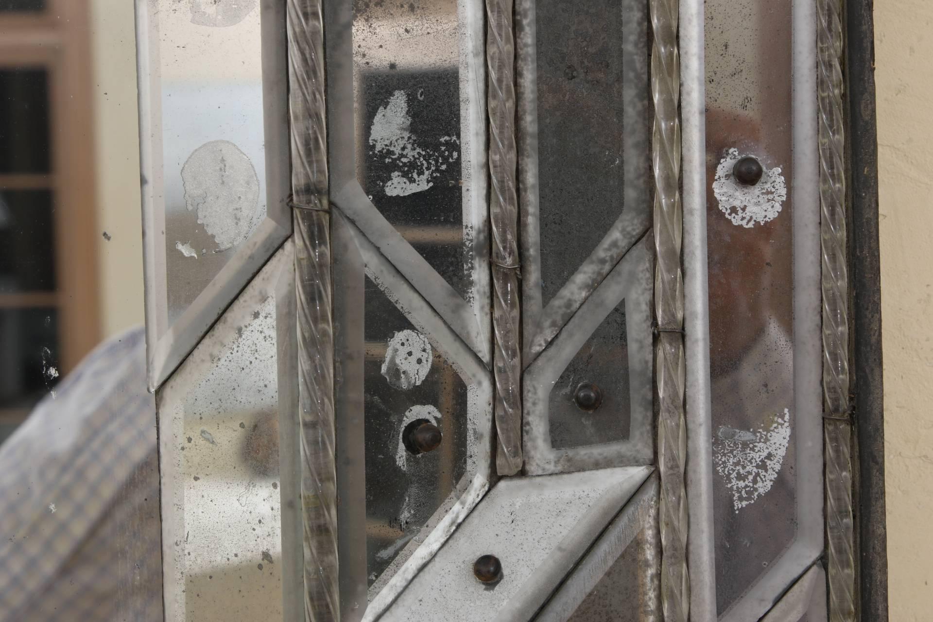 antique segmented mirror