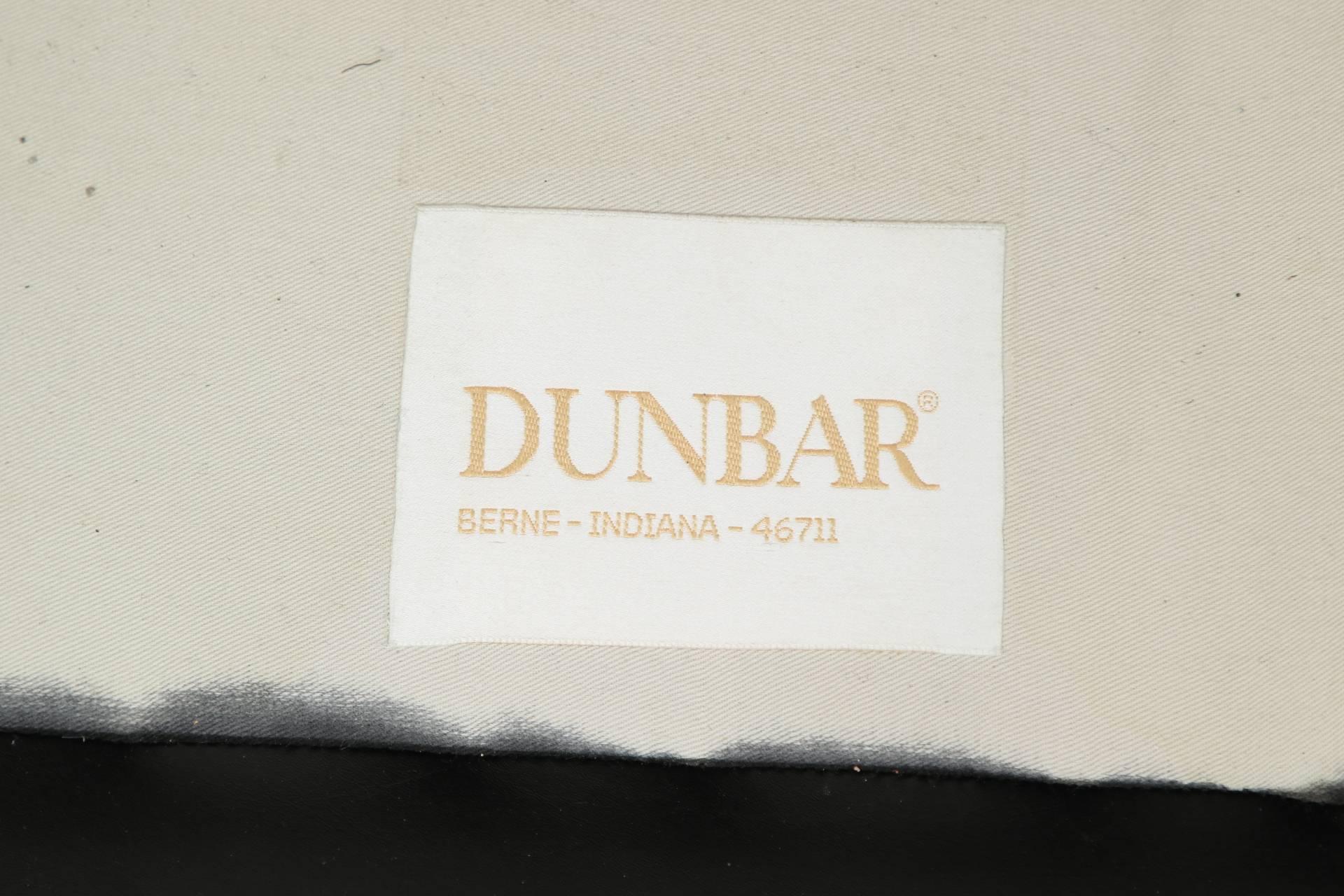 Dunbar Black Leather Sofa 2