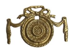 French Ormolu Picture Hook Covers, S/5