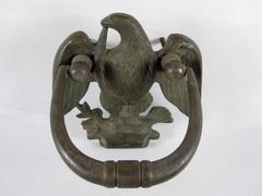 19th Century Philadelphia Brass Eagle Door Knocker
