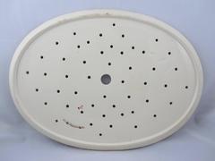 19th Century Staffordshire Chintz Memphis Pattern Transferware Ironstone Drainer