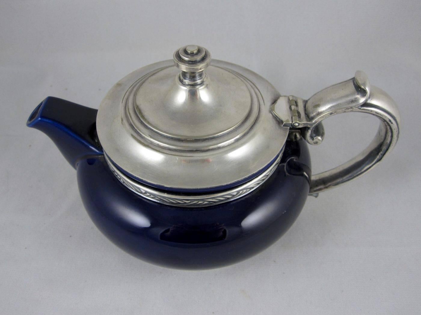 reed and barton silver soldered teapot