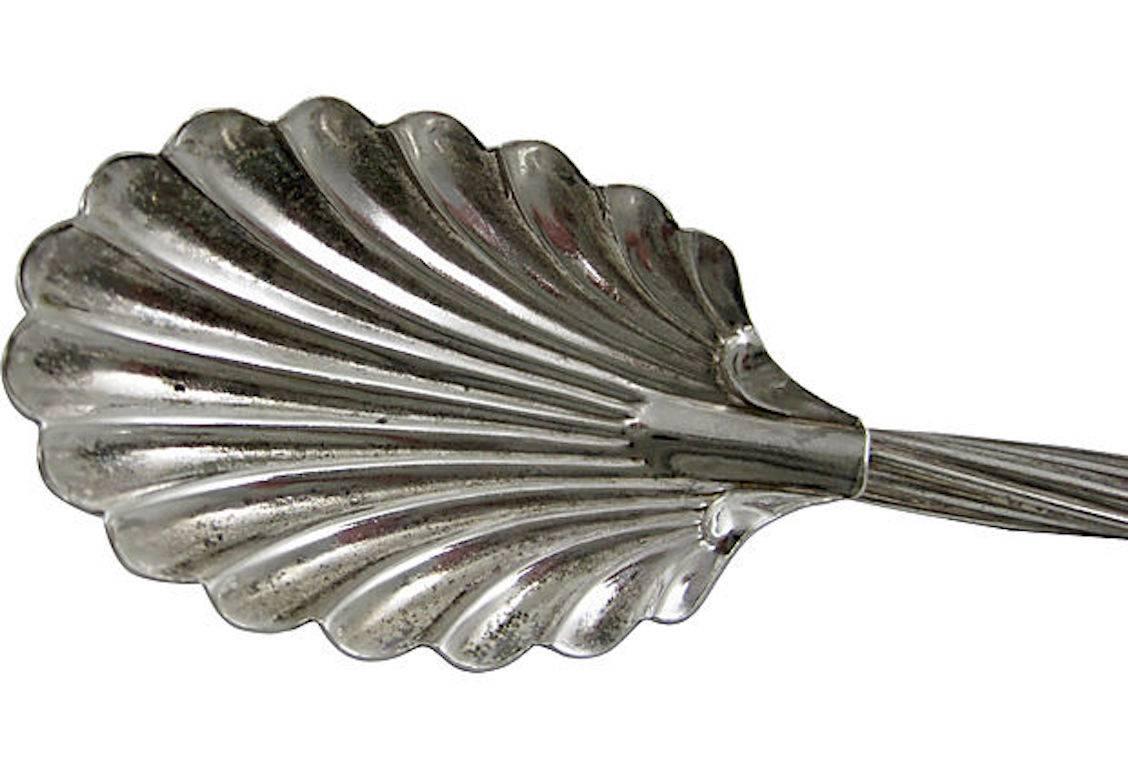 Metalwork Sterling Silver Acanthus Bowl Highball or Iced Tea Stirring, Sipping Straws, S/4