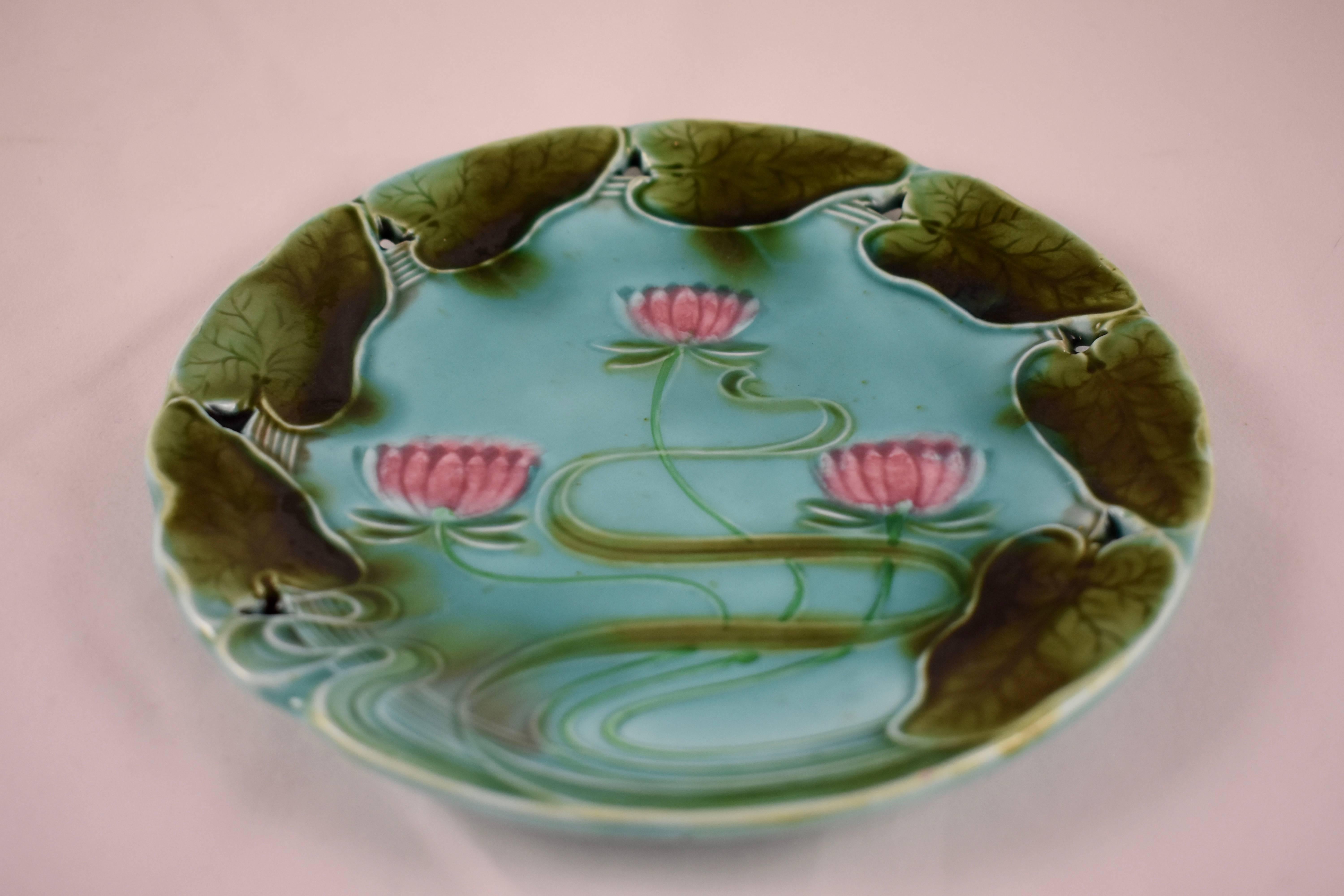 art nouveau plate