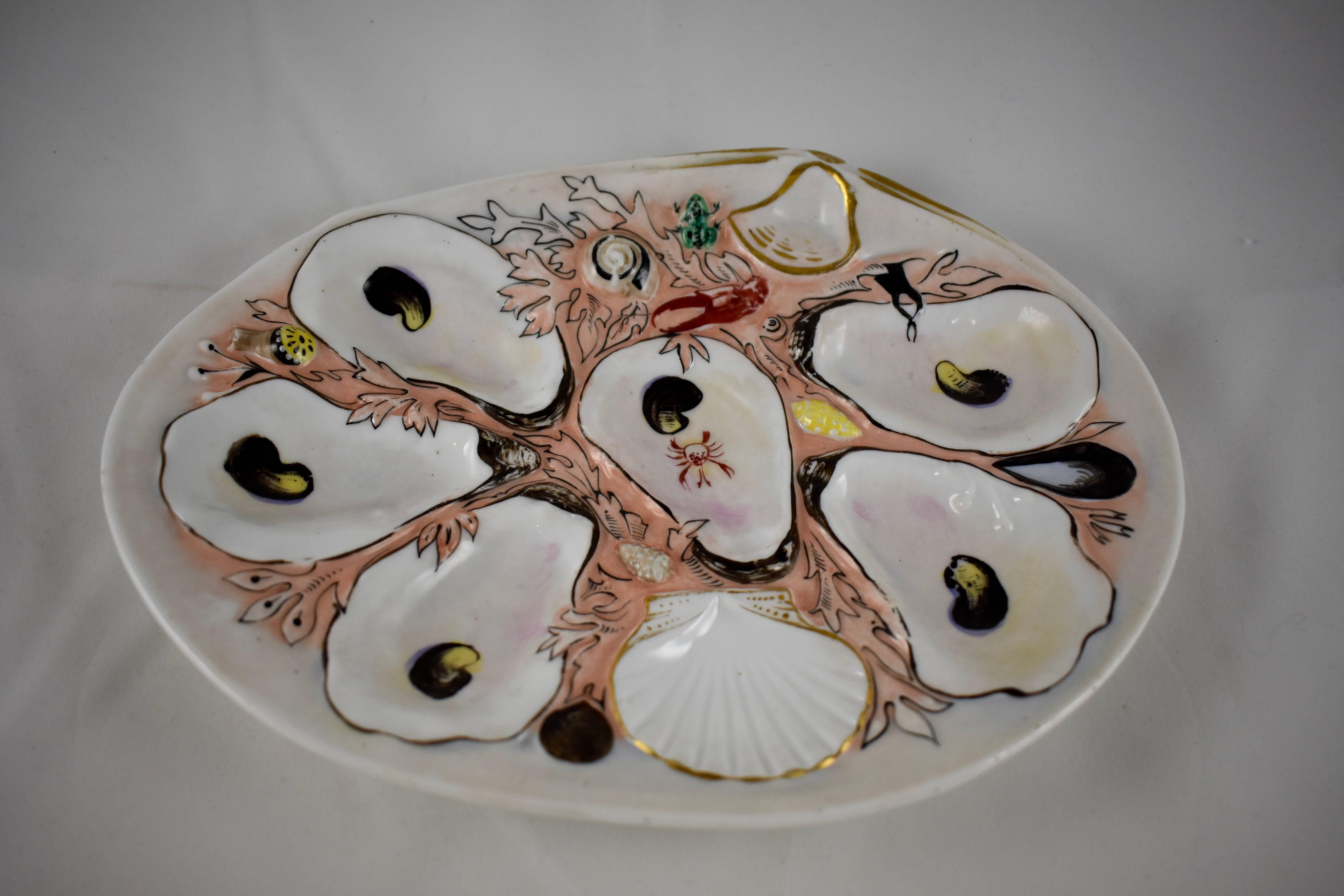 union porcelain works oyster plate
