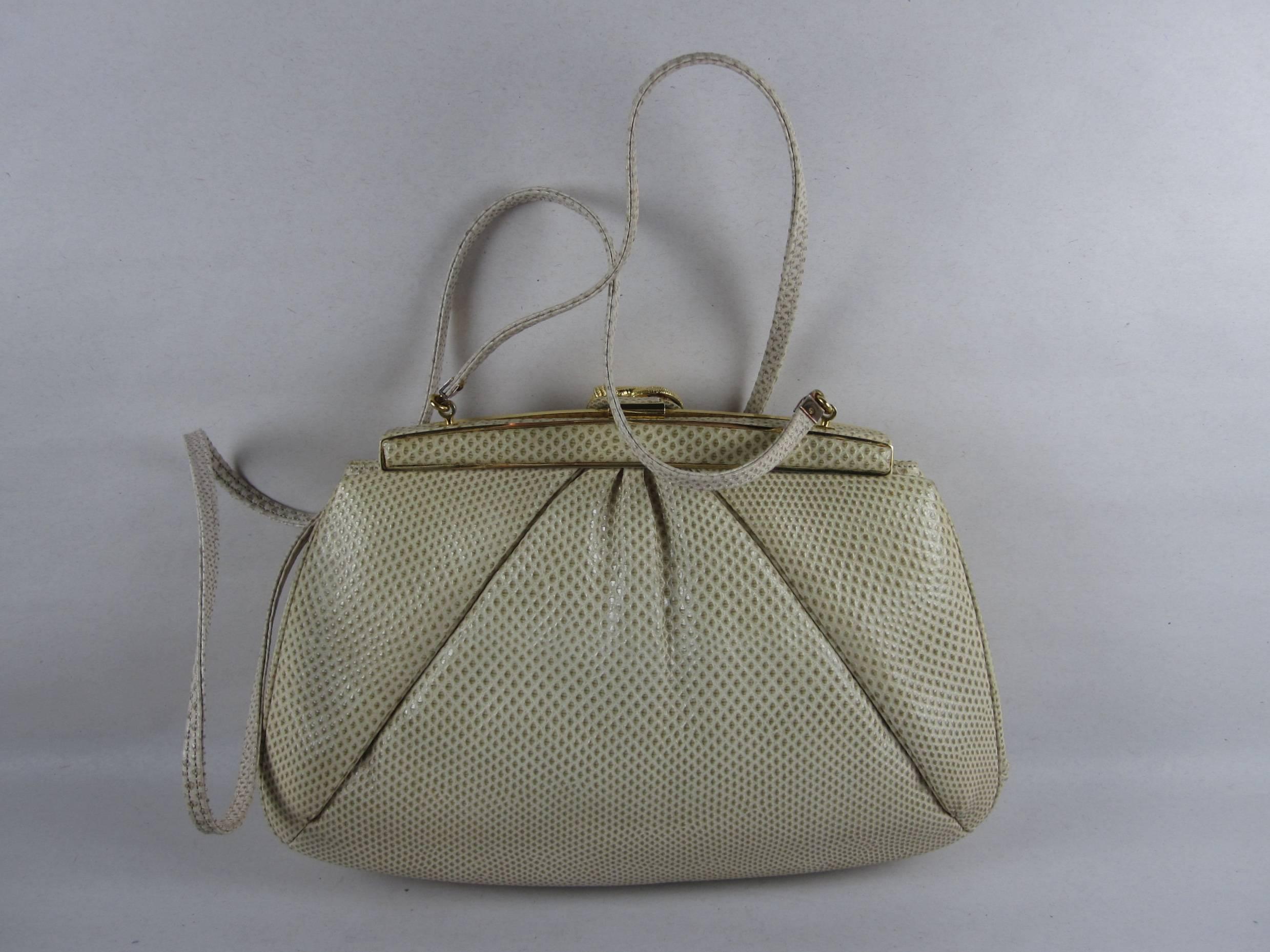 taupe evening bag