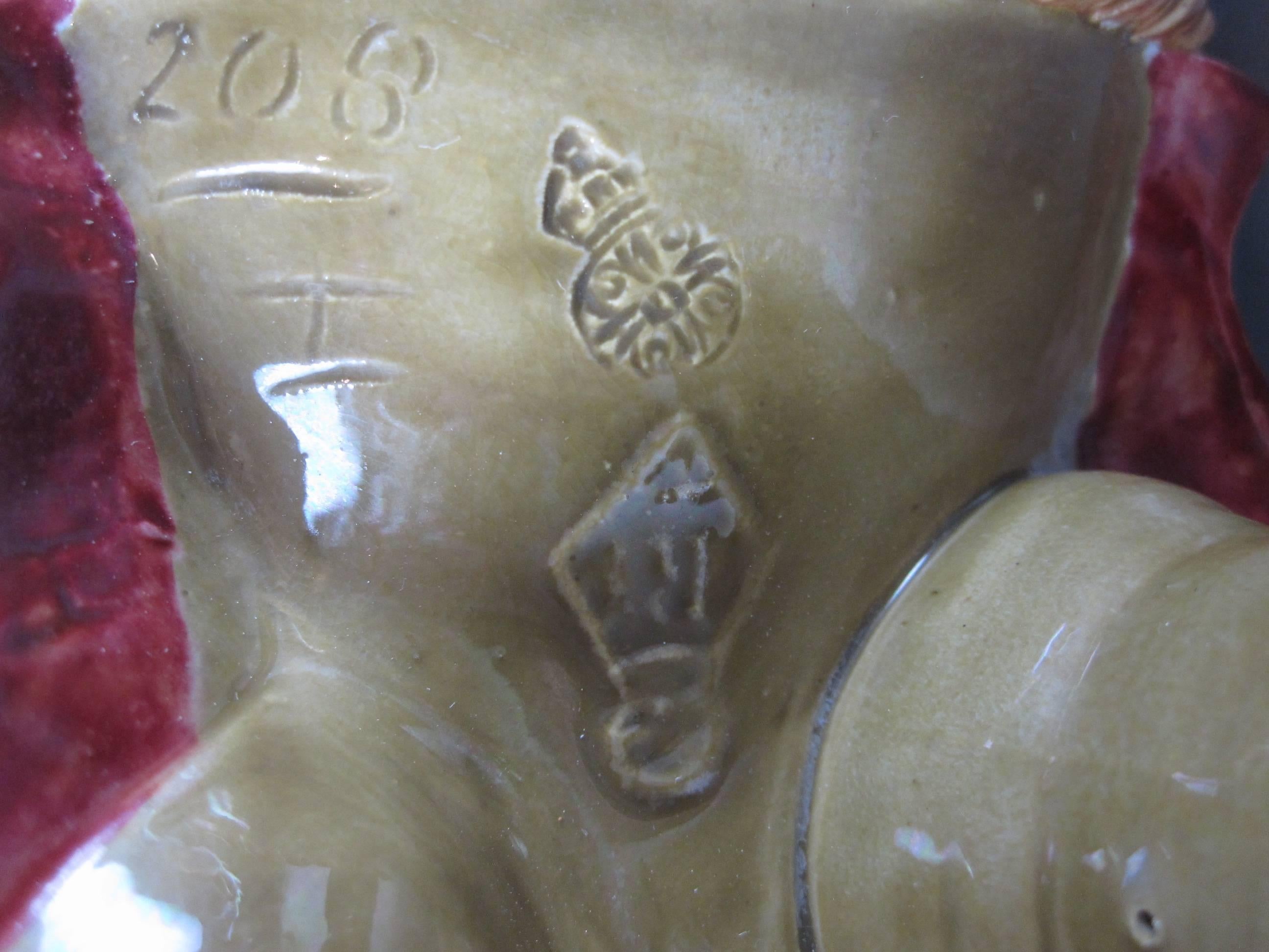 Royal Worcester Hadley Majolica Ceremonial Elephant Vase, circa 1865 2