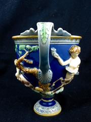 Minton Majolica Mythological Bacchanal Cup, circa 1859