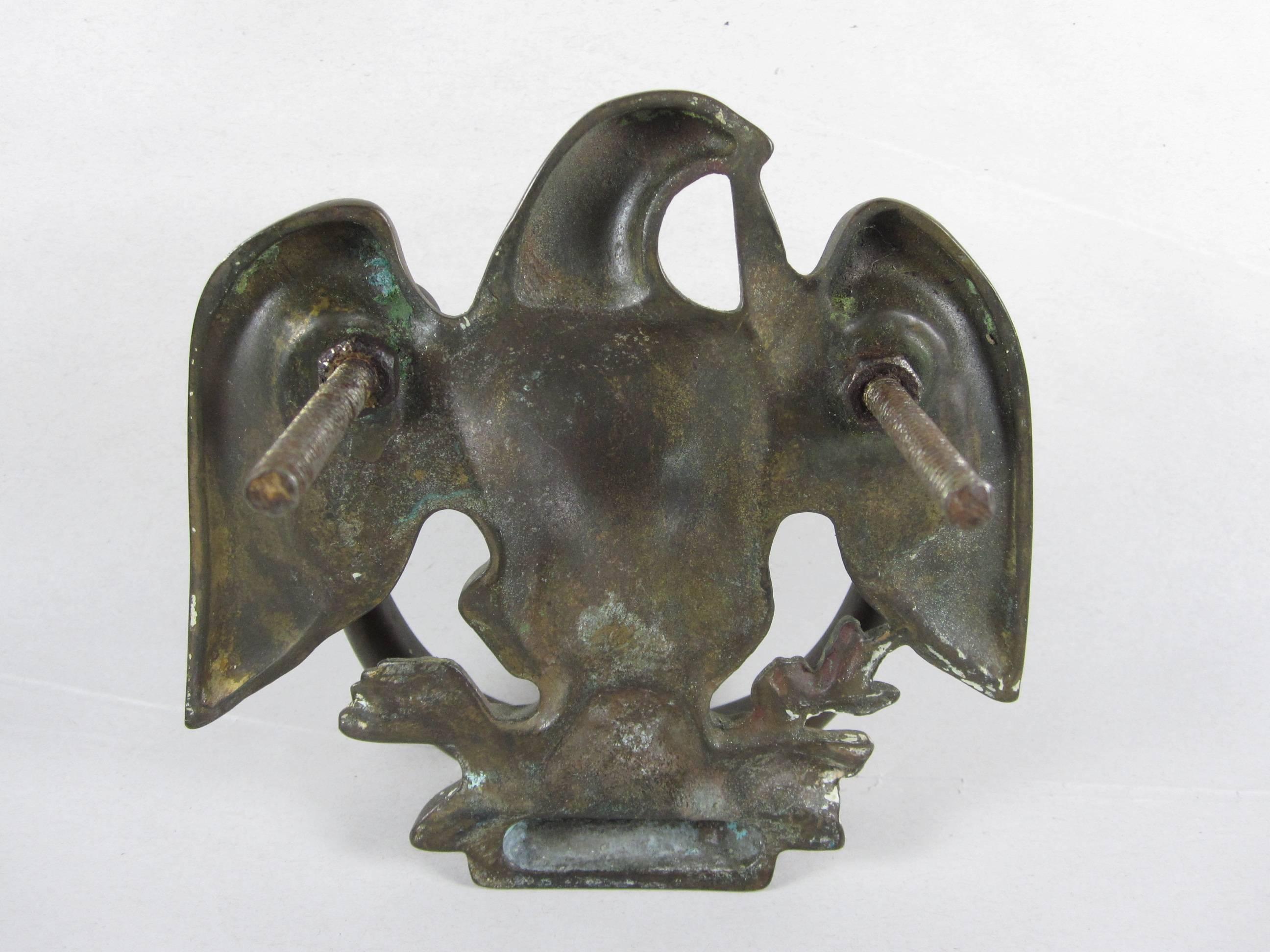 American 19th Century Philadelphia Brass Eagle Door Knocker