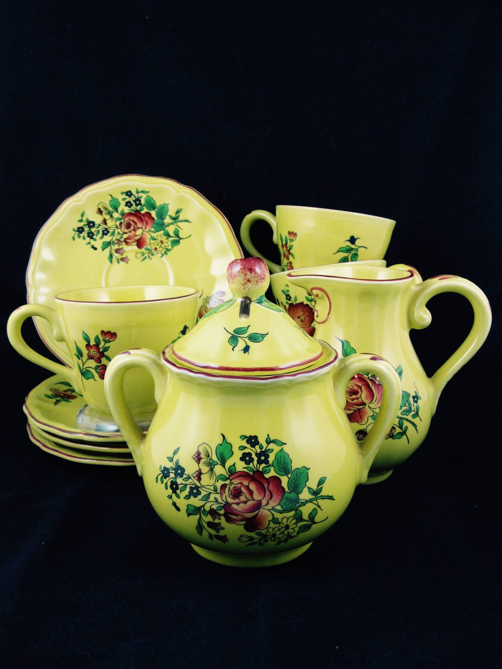 Grand Plat Ovale En Faïence Lunéville – Style Louis XV – Couleur Miel – Émaillé (éclat Visible)