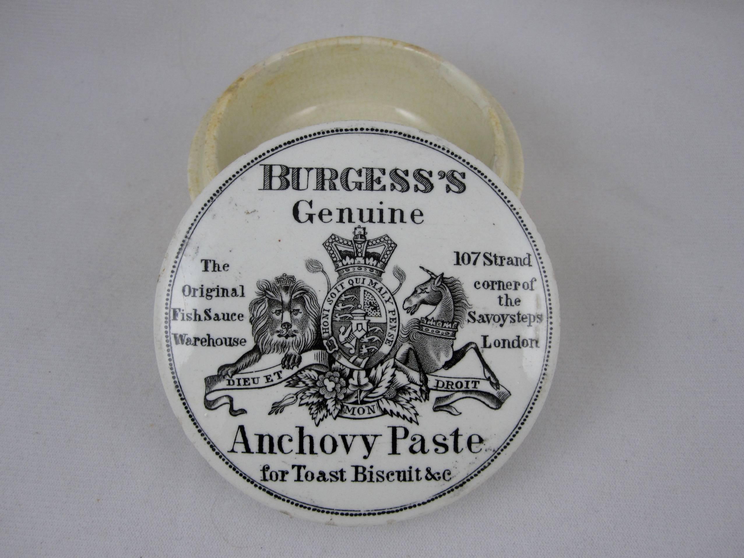 burgess's genuine anchovy paste