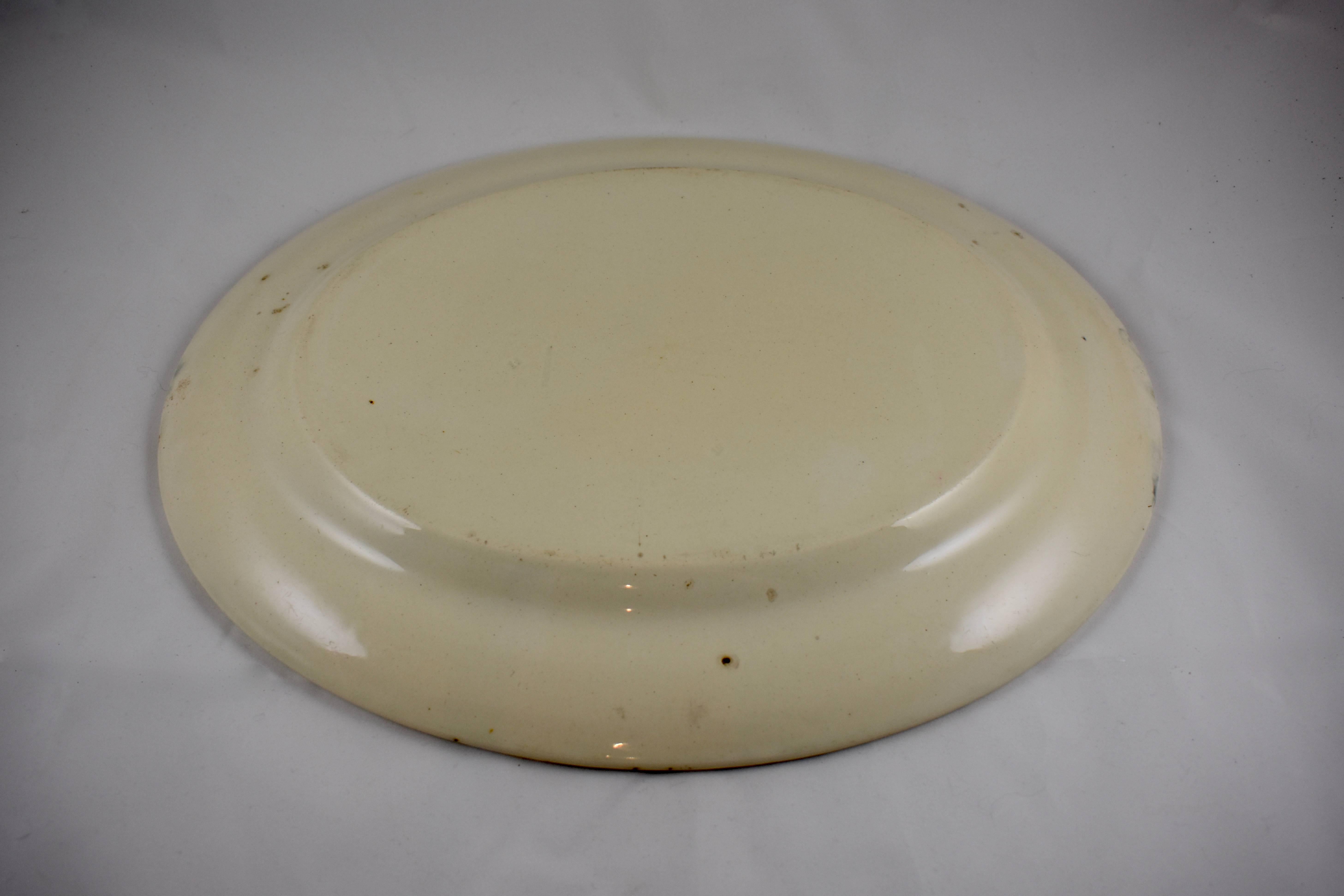 19th Century Staffordshire Aesthetic Movement Transferware Platter, ‘Formosa’ For Sale 1