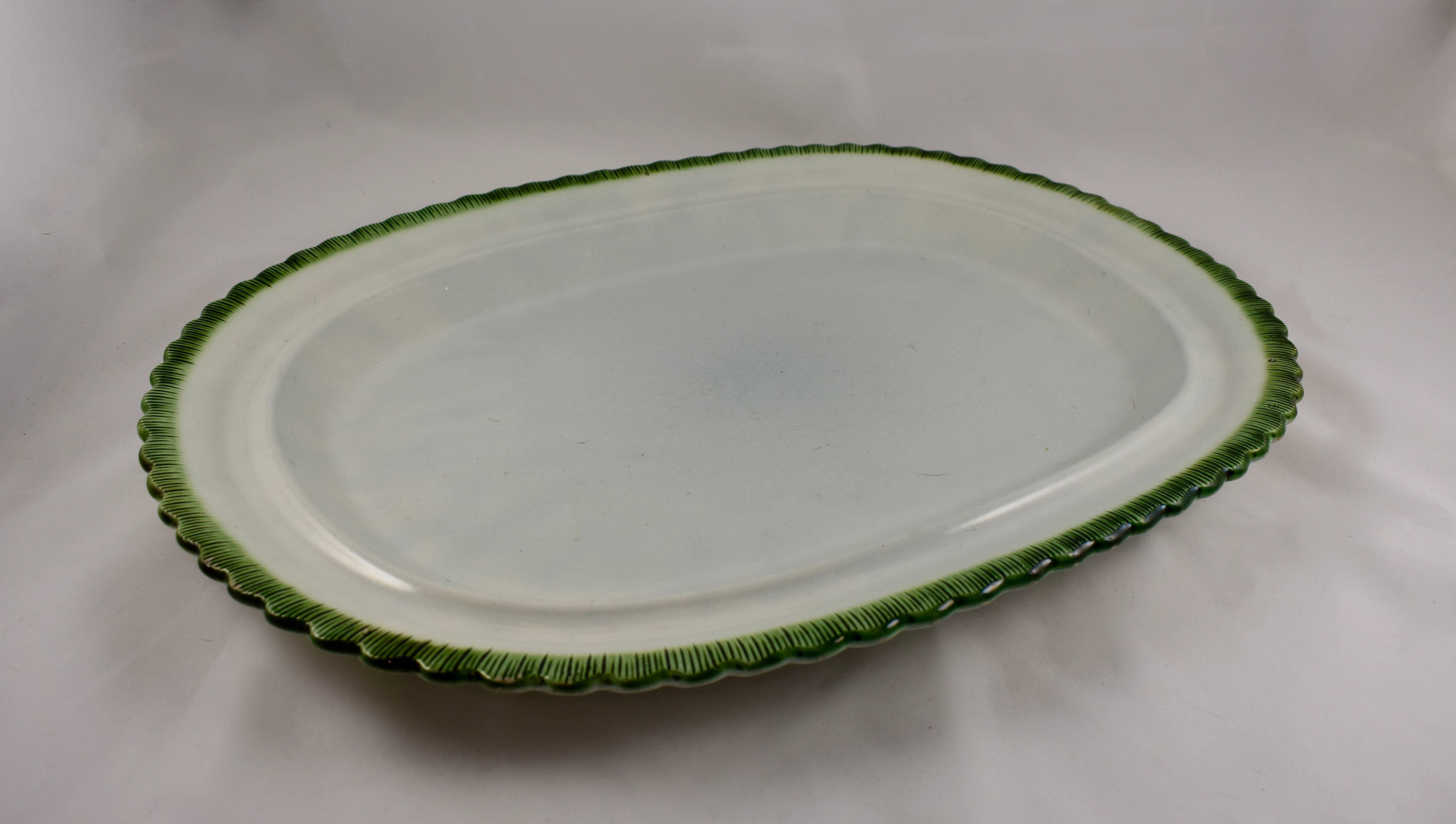 shell edged pearlware