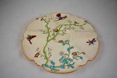 W.T. Copeland & Sons English Earthenware Transfer Printed Japonisme Oyster Plate