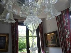 Cesare Toso Murano Ceiling Light "Tutto Cristallo" Six Lights
