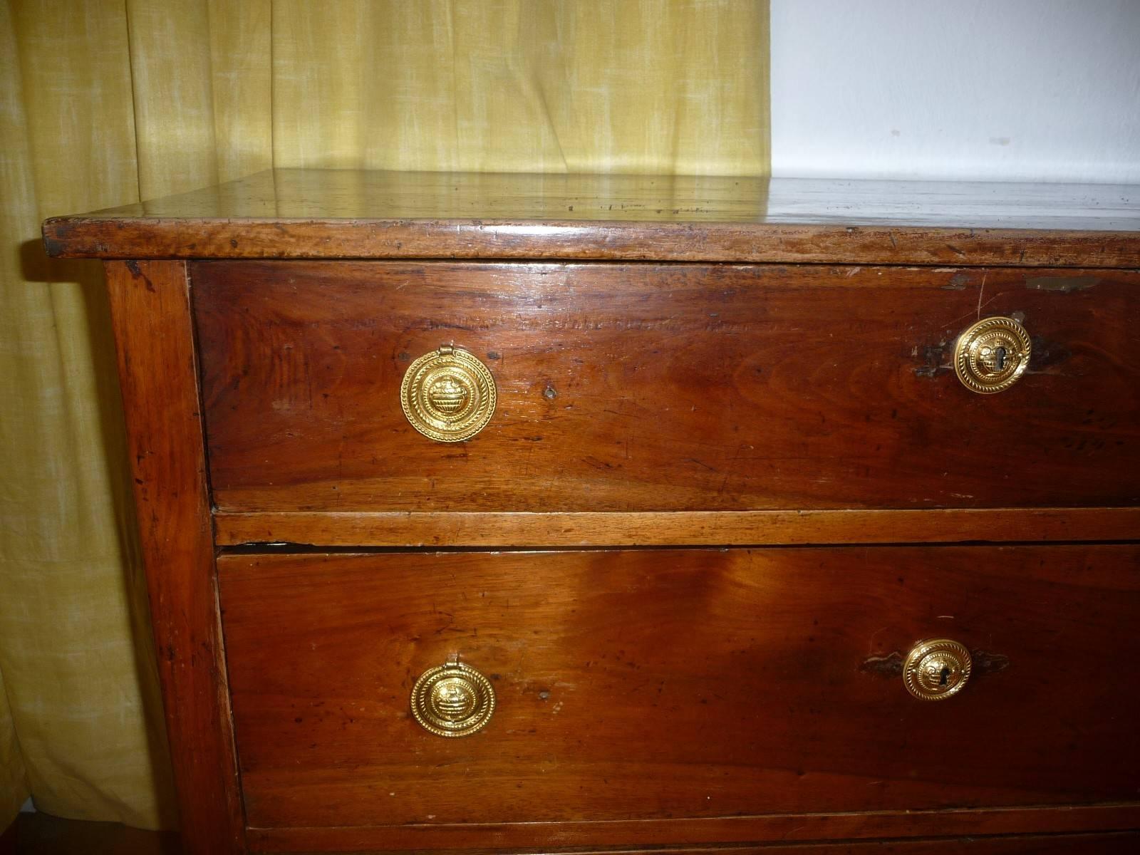 Bronze Directoire, Italian Chest of Drawers, circa 1800 For Sale