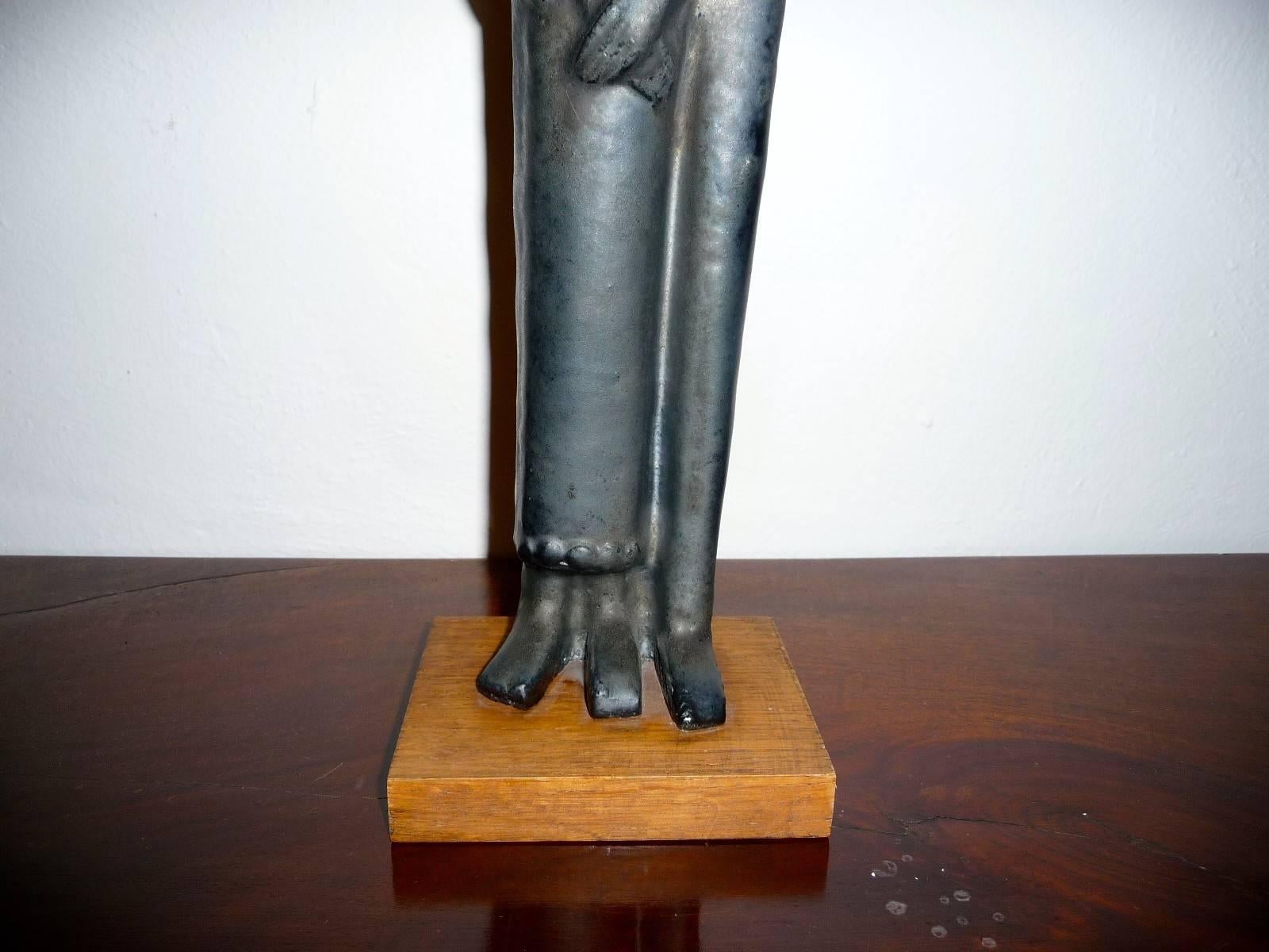 Jan 'John' Ryheul for Perignem, Rare Ceramic Sculpture, 1961-1963 For Sale 1