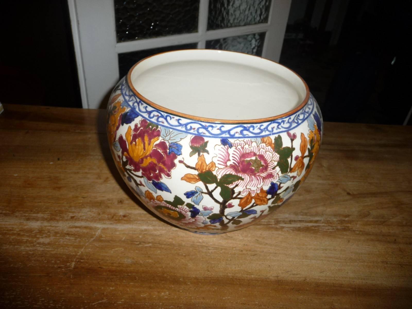 Français Cache-pot Gien Pivoine Décoration
