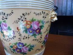 19th Century Pair of Cachepot in Porcelain of Paris