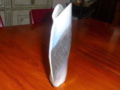 Colette Houtmann Flat Cracked Ceramic Vase