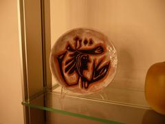 Surreal Glazed Pottery Plate by Jean Lurçat, France, circa 1920s-1930s
