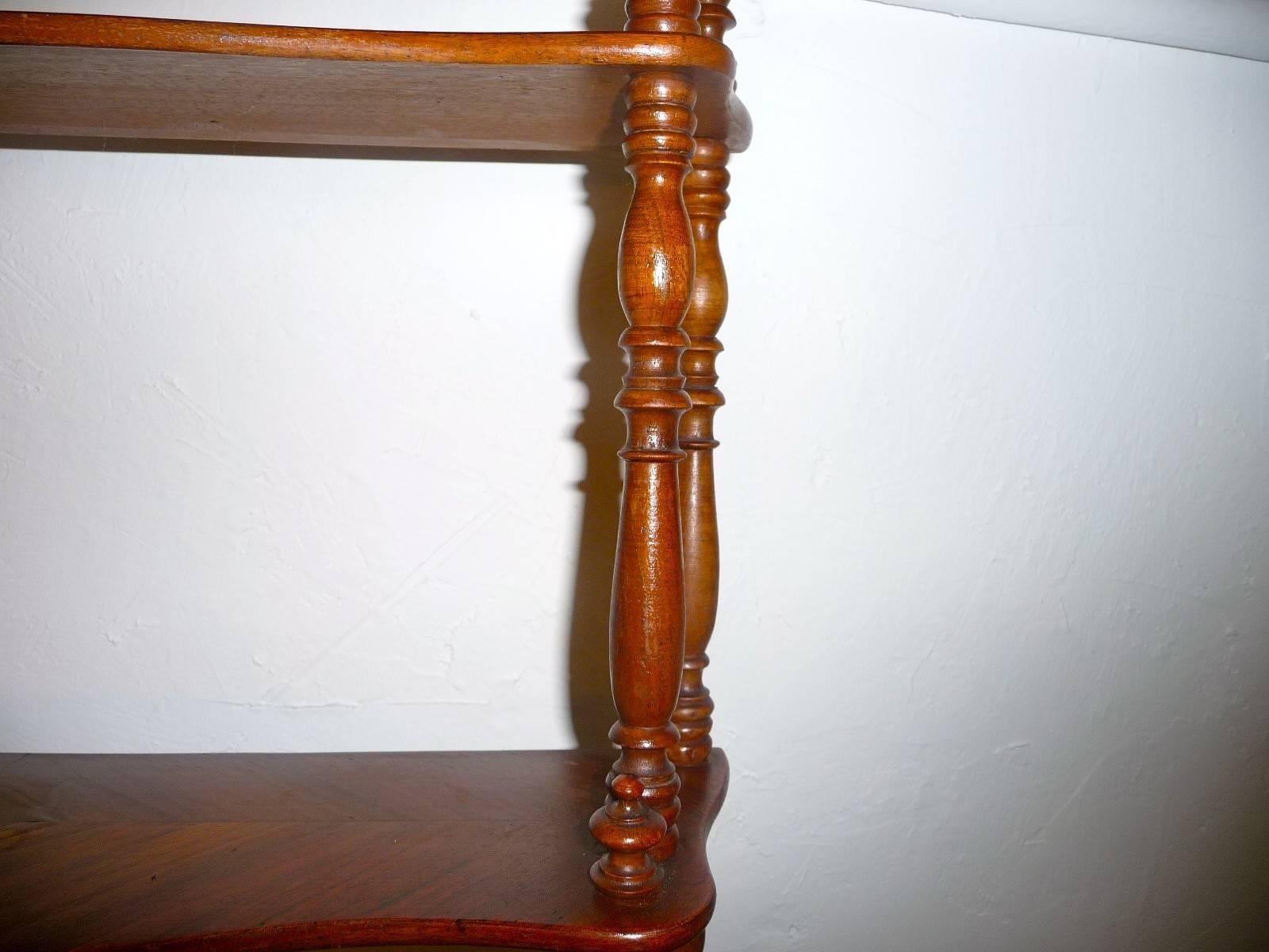 19th Century French Walnut Shelf For Sale 2