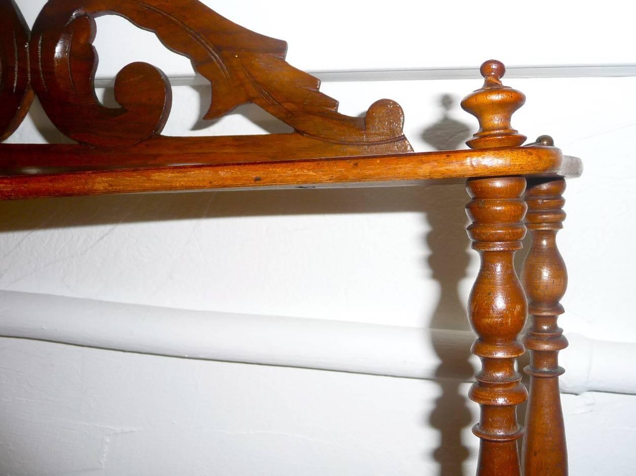 19th Century French Walnut Shelf For Sale 4