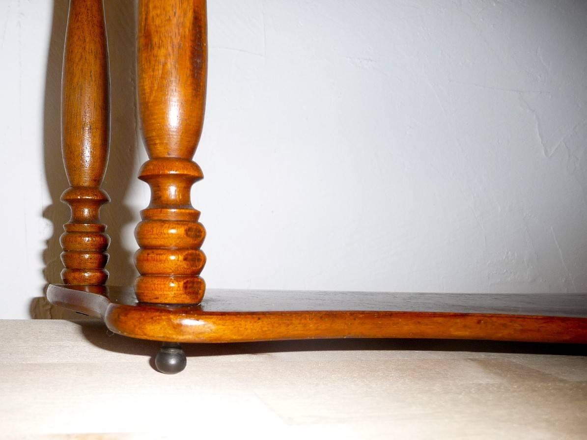 19th Century French Walnut Shelf For Sale 6