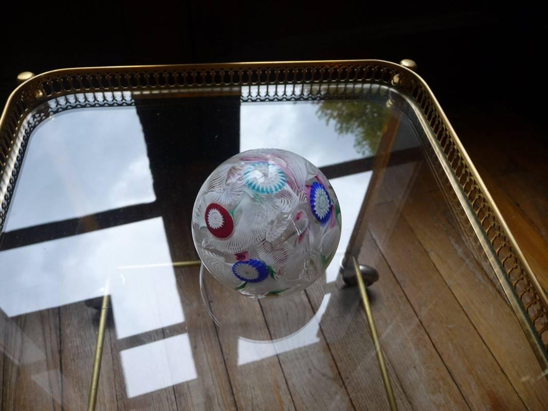Murano Paperweight Latticino 2