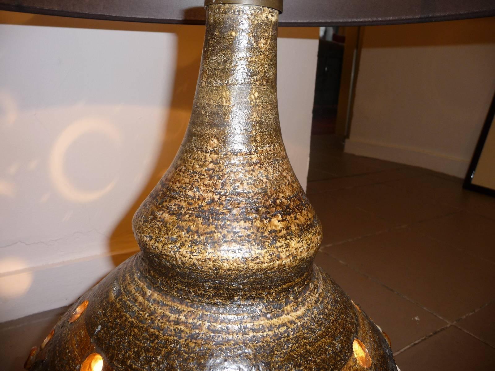 George Pelletier, Large Table Lamp In Excellent Condition For Sale In Grenoble, FR