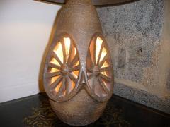 Vallauris Ceramic Lamp by Musarra, Vallauris, circa 1950