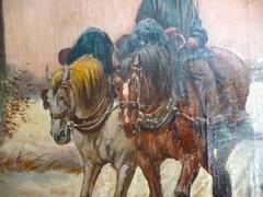 19th Century Landscape of the Alps by Theodore Levigne