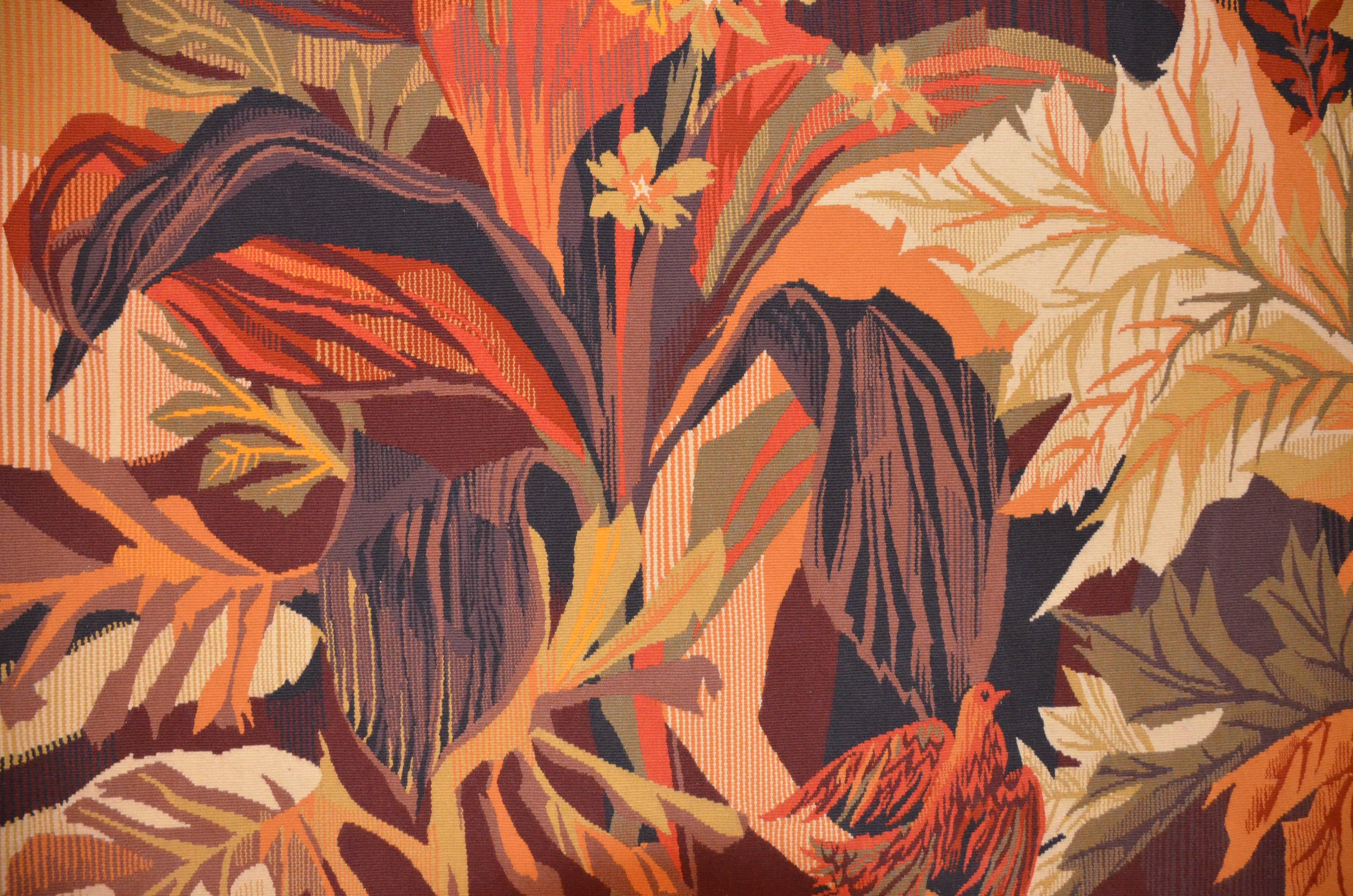 20th Century Hervé Lelong Tapestry Aubusson