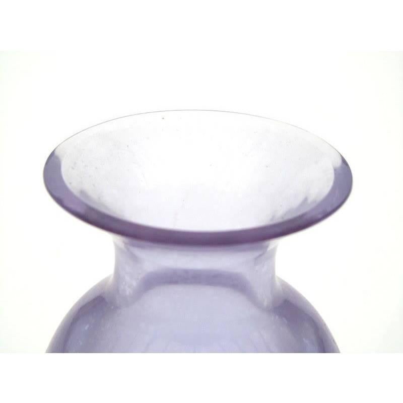 20th Century Alessandro Da Ros: Vintage Murano Art Glass Vase for Cenedese For Sale