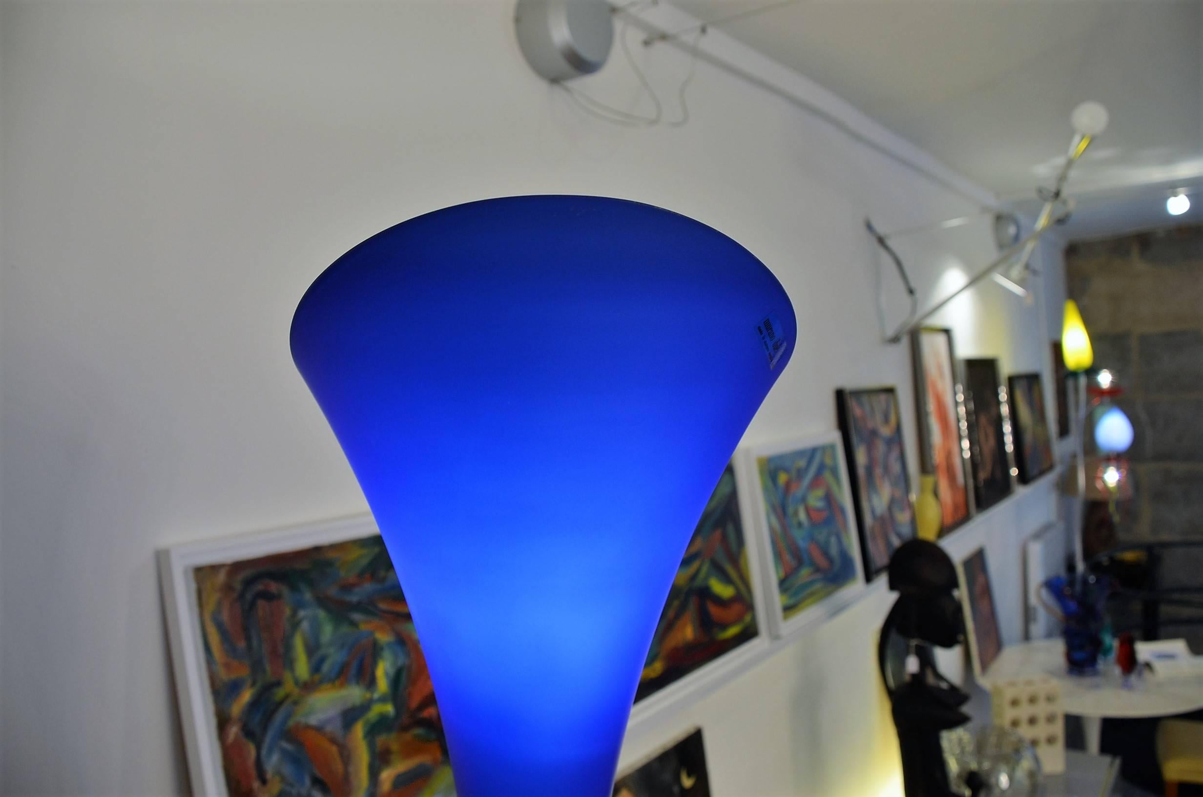 20th Century Murano Art Glass Floor Lamp by Mauro Marzollo for Murano Due