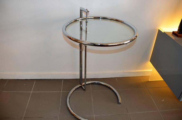 Vintage Original Adjustable Table E 1027, Eileen Gray, 1927 at 1stDibs
