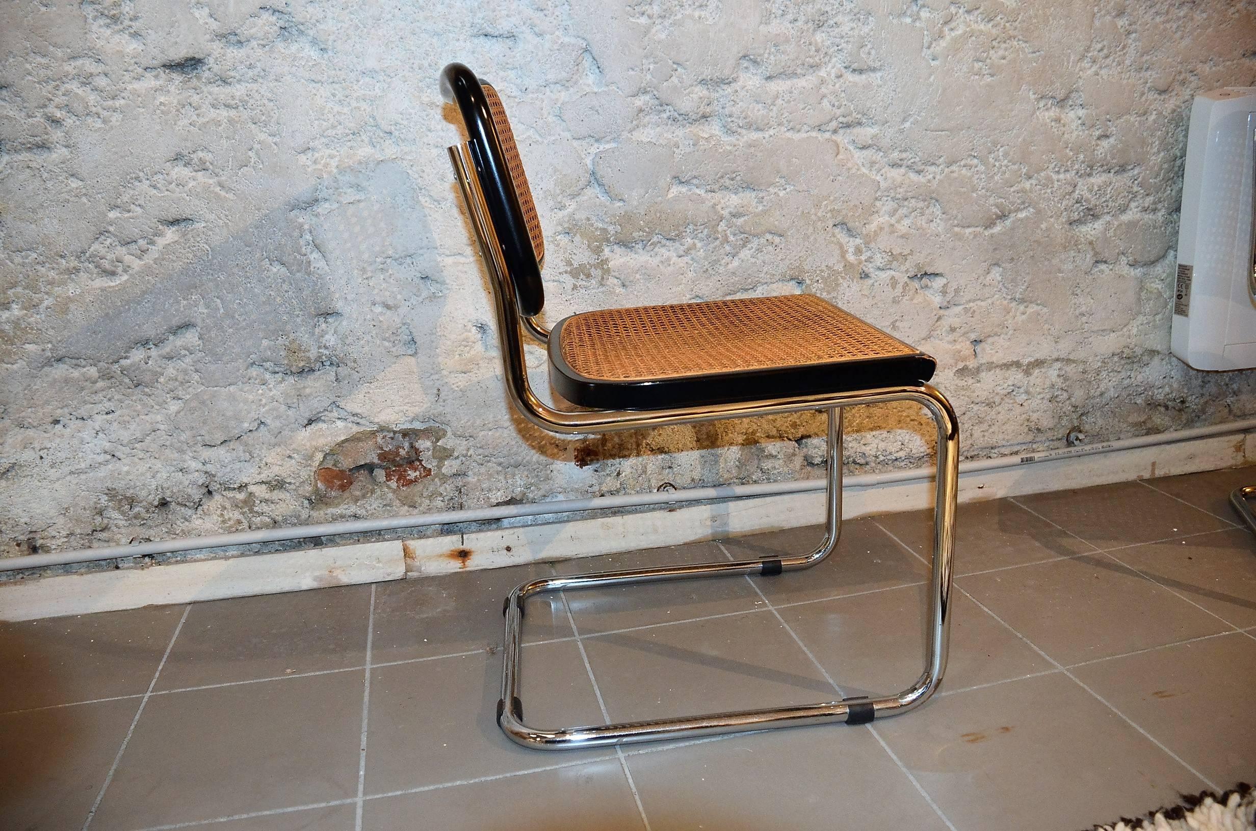 20th Century Vintage Set of Original Marcel Breuer Cesca Chairs for Knoll, circa 1970