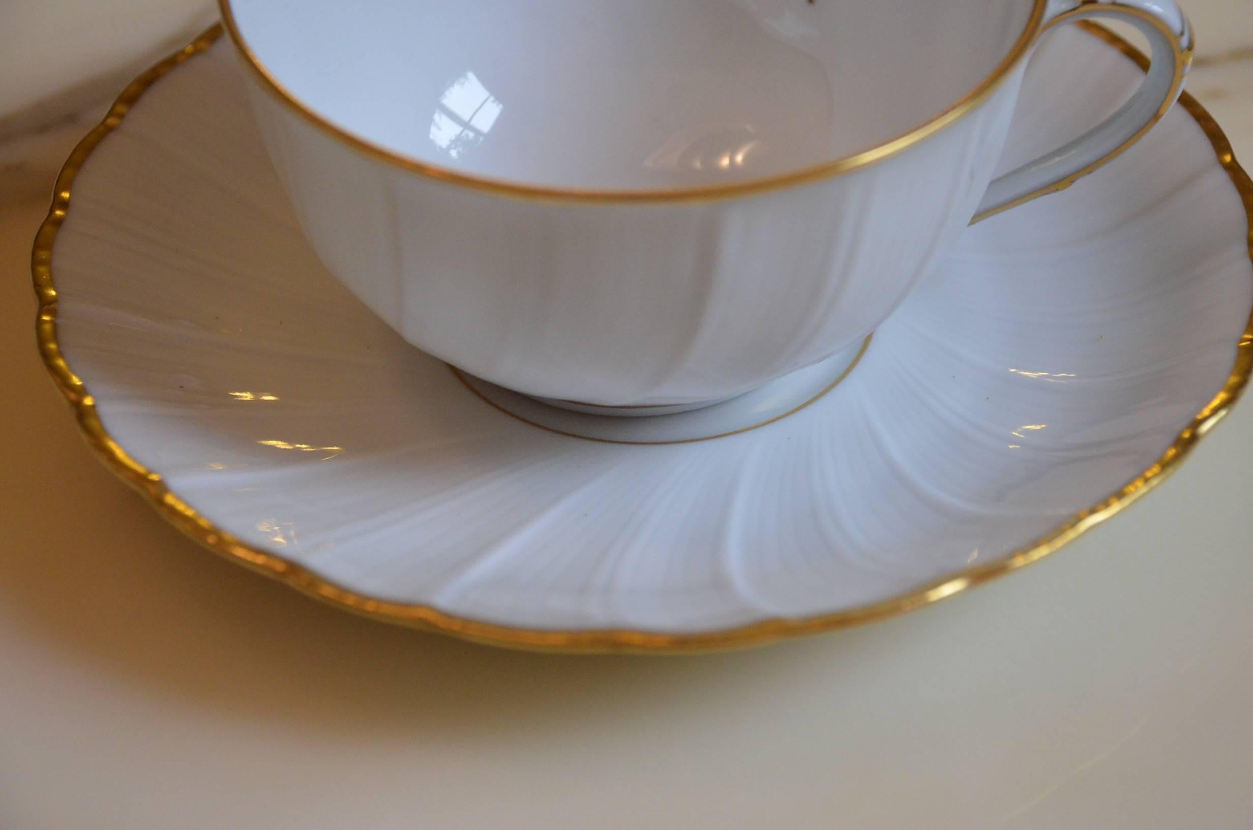 20th Century Bernardaud Limoges Porcelain Tea Service, France